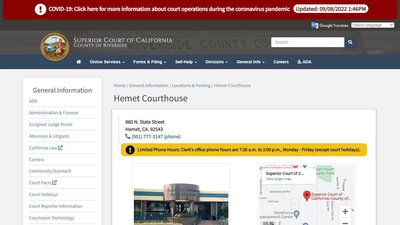 Hemet Courthouse - California